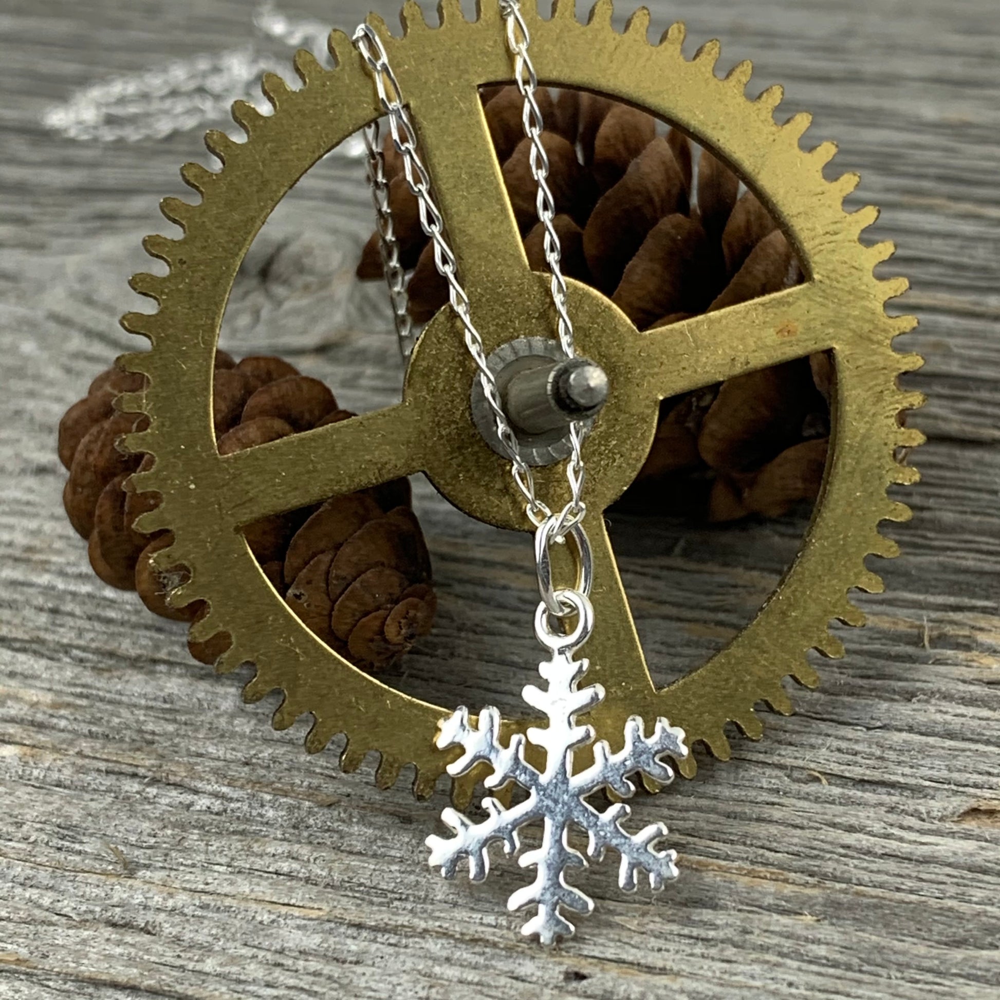 Snowflake charm necklace - Lisa Young Design