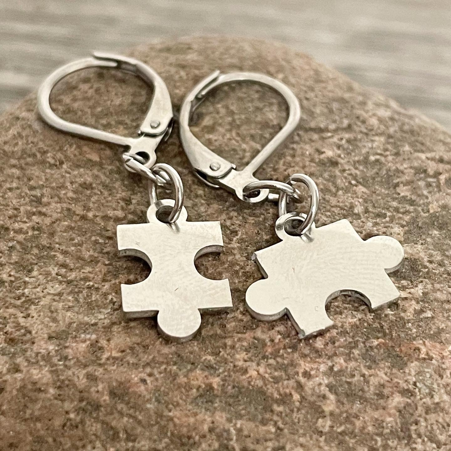 Puzzle earrings - Lisa Young Design
