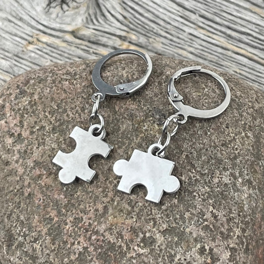 Puzzle earrings